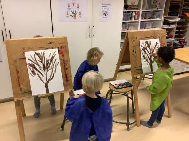 Børn som maler
